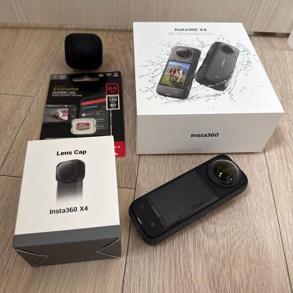 insta360 x4 360度カメラ 見えない自撮り棒