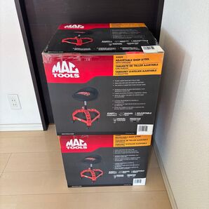 マックツールズ (Mac Tools)キャスター付きスツール 2脚セット