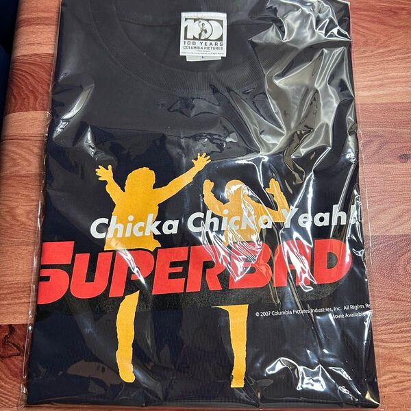 新品未開封 サントリー コラボ コロンビアピクチャーズ 100周年記念 オリジナルTシャツ スーパーバッド Superbad