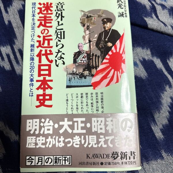 意外と知らない迷走の近代日本史 現代日本を決定づけた、維新以降の20の大事件とは (KAWADE夢新書) 武光誠/著