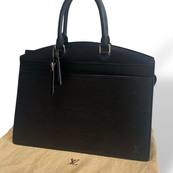 美品 LOUIS VUITTON ルイヴィトン M48182 リヴィエラ PM エピ ビジネスバッグ ハンドバッグ ブラック 黒