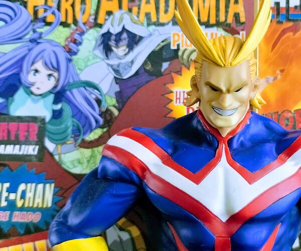 ヒロアカ オールマイト フィギュア アメコミ風ミニ色紙2枚セット 僕のヒーローアカデミア