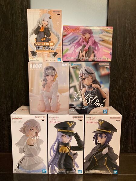 新品未開封 最新フィギュア まとめ売り 戦場ヶ原ひたぎ 葛城リーリヤ 喜多川海夢 モダニア 紲星あかり 沙花叉クロヱ 7種セット