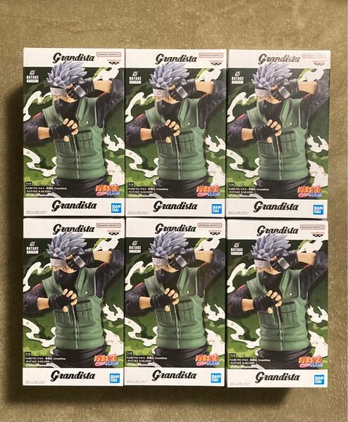 NARUTO ナルト 疾風伝 Grandista はたけカカシ フィギュア 6箱セット