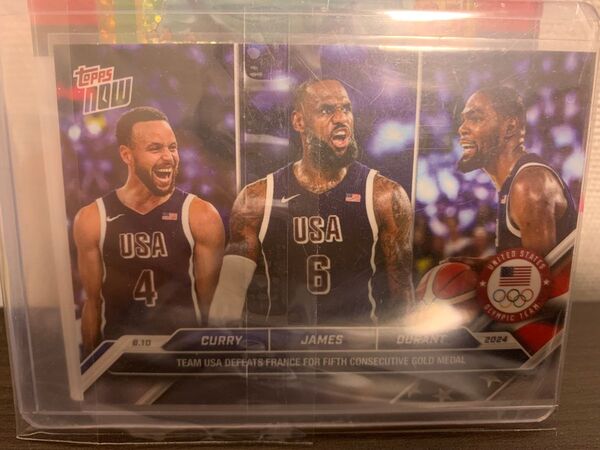 レブロン ステフ デュラント topps now オリンピック