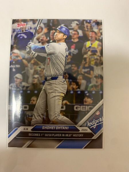 大谷翔平 now Topps ドジャース MLB 50HR 50SB