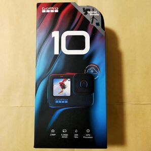 GoPro10 CHDRB-101-FW HERO10 限定バンドルセット (スイベルクリップ+ショーティー+バッテリー)
