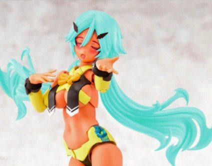 【未組立】メガミデバイス 皇巫 アメノウズメ 陽光(サンシャイン) ヘアパーツランナー(コトブキヤショップ購入特典カラー)