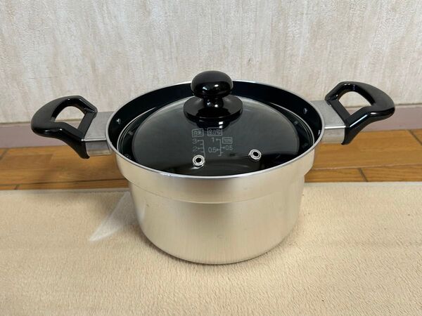 リンナイ RTR-300D1【フッ素コート付きアルミ厚底なべ 3合炊き ガラス蓋】