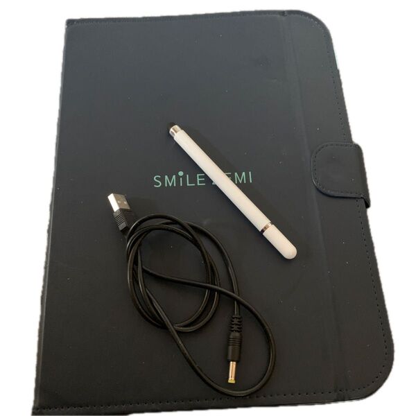 Smile Zemi ケース ネイビー +タッチペン+充電コード