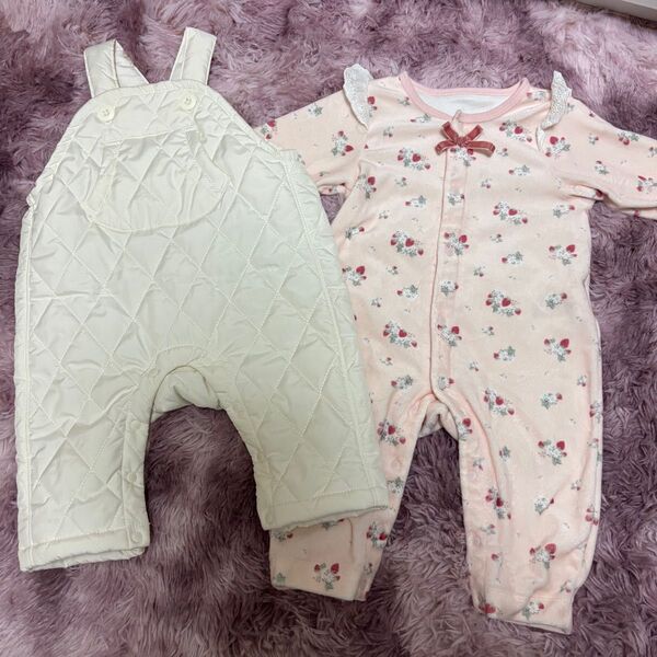 アプレレクール ロンパース 70 2点セット ベビー服 カバーオール