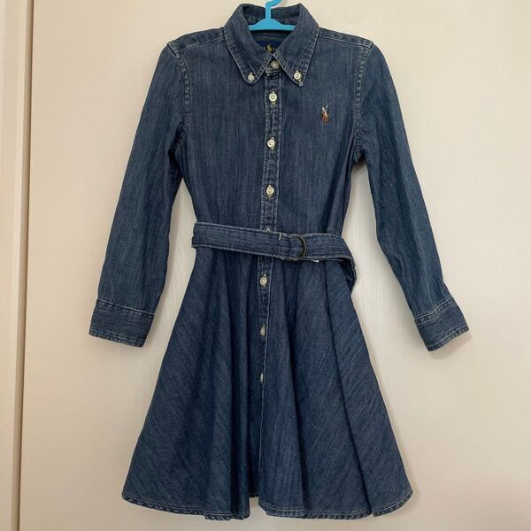 ラルフローレン 長袖 RALPH LAUREN デニムワンピース