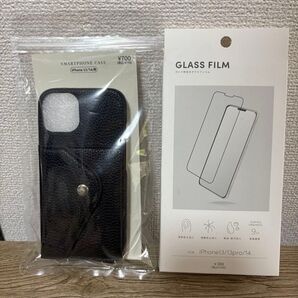 iPhone 13/14用 スマートフォンケースとフィルム