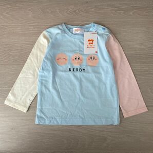 星のカービィ ロンT 長袖 春秋用 綿100 ベビー 90 新品・未使用