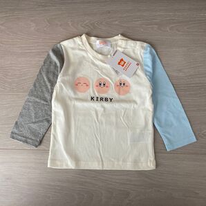 星のカービィ ロンT 長袖 春秋用 綿100 ベビー 90 新品・未使用