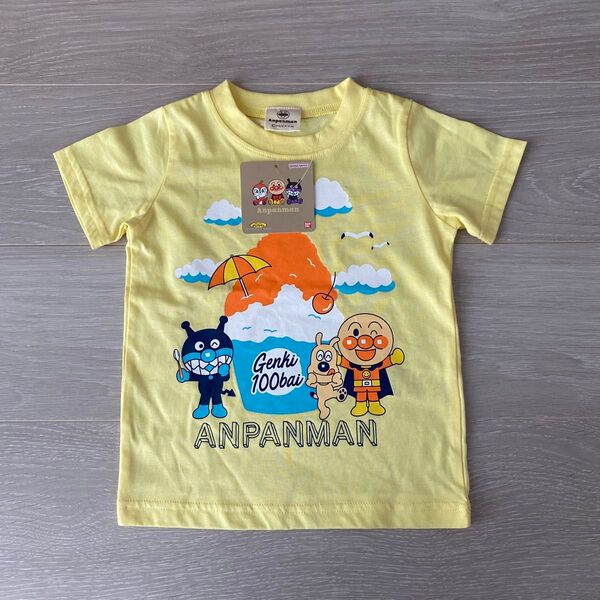 イオン アンパンマン バイキンマン チーズ 半袖Tシャツ イエロー 90サイズ 綿100% 新品・未使用