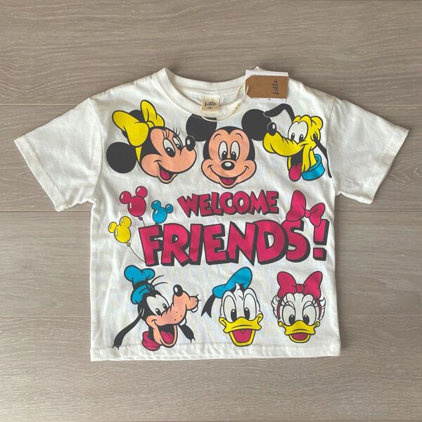 しまむら バースデイ リトシー littc ミッキー ディズニー 半袖Tシャツ 100 新品・未使用 綿100