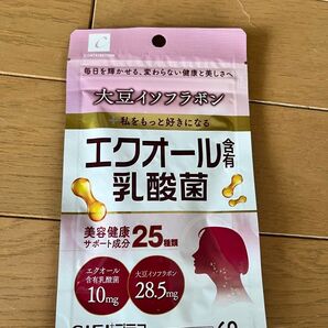 新品 エクオール 乳酸菌 サプリメント 60粒 大豆イソフラボン