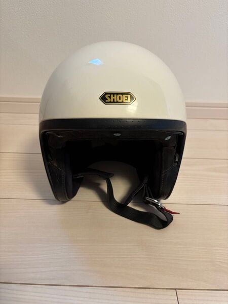 SHOEI ショウエイ ジェットヘルメット JO オフホワイト Mサイズ 57cm シールド標準装備 J.O ジェイオー 難あり
