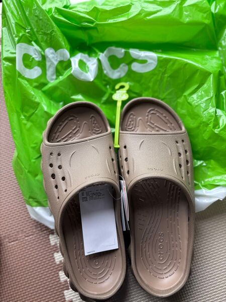 夏のおすすめ☆【早い者勝ちの爆安!】25cm クロックス エコー スライド サンダル crocs