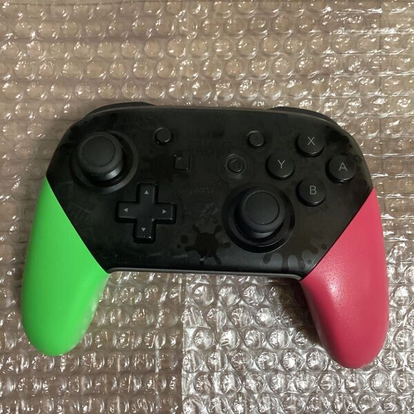 Nintendo Switch Proコントローラー スプラトゥーン2 動作確認済【初期保証有】