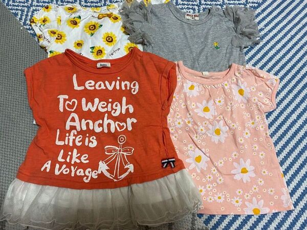 ベビー 女の子 80 半袖 Tシャツ セット 保育園 子供服
