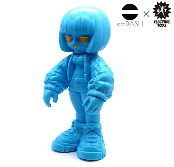 新品未開封 emDASH × ELECTRIC TOYS MOVE ET Cyan ソフビ sofvi