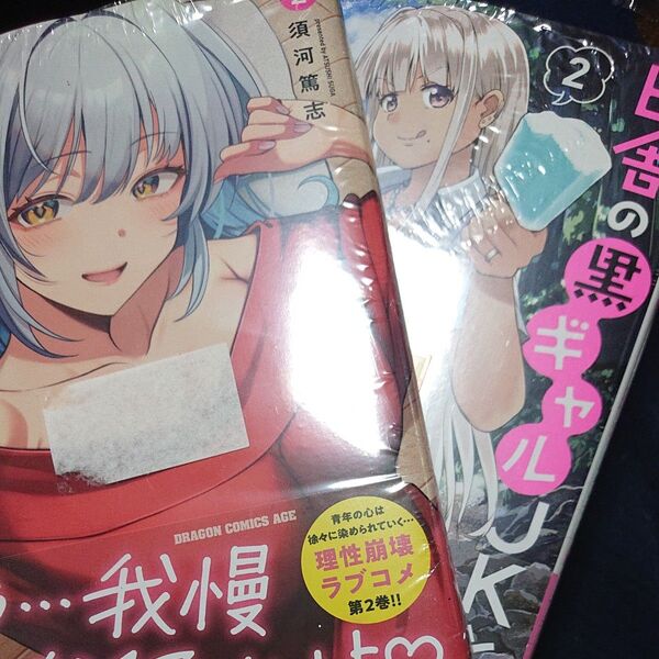 2冊 クセ強彼女は床にいざなう 2 + 田舎の黒ギャルJKと結婚しました 2 (ドラゴンコミックスエイジ) カヅチ/〔著〕