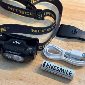 NITECORE HA11 + ENESMILE USB-C充電リチウムイオン電池