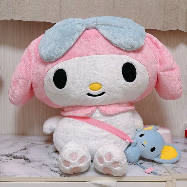 マイメロディ ビッグぬいぐるみ ともだちポシェット付きビッグサイズ おともだち サンリオ SANRIO