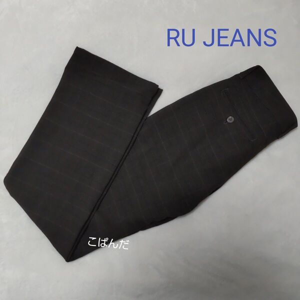 RU JEANS アールユージーンズ レディースパンツ カジュアルパンツ チェック柄