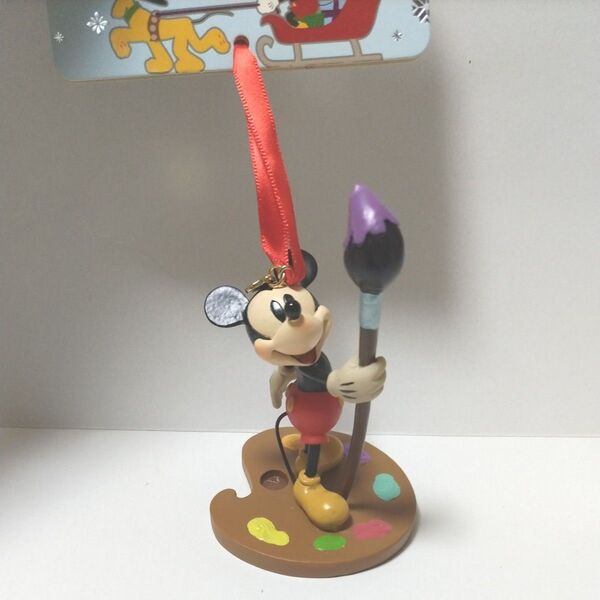 ディズニー ミッキーマウス クリスマスオーナメント フィギュア