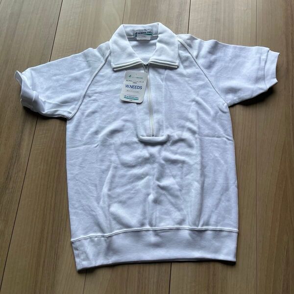 【訳あり未使用】スクールユニ 半袖 体操服 130 日本製 肌に優しい コットンタッチ