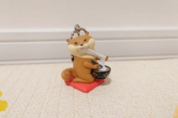 可愛い嘘のカワウソ キーホルダー おいしいものいっぱいコレクション お餅