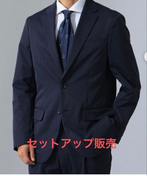 B:MING by BEAMS / NOMAD ストレッチツイル セットアップ スーツ 春夏 紺 ネイビー ウォッシャブル