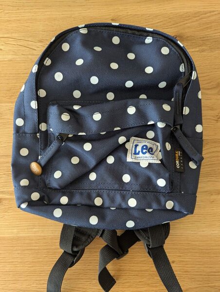 Lee キッズ リュック ドット柄 ネイビー