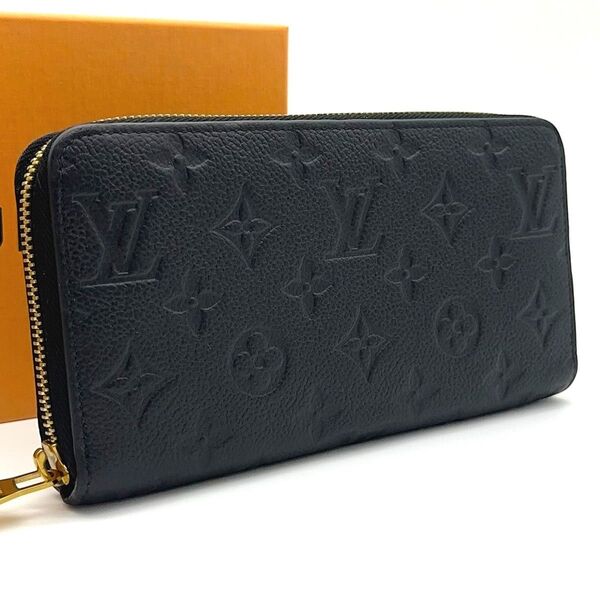 【極美品】新型モデル LOUIS VUITTON ルイヴィトン モノグラム アンプラント ジッピーウォレット ノワール 長財布