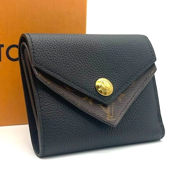 【美品】LOUIS VUITTON ルイヴィトン モノグラム ポルトフォイユ ドゥブルV コンパクト 折り財布
