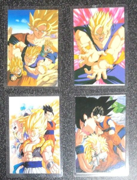 ドラゴンボール ラミネートカード4枚セット