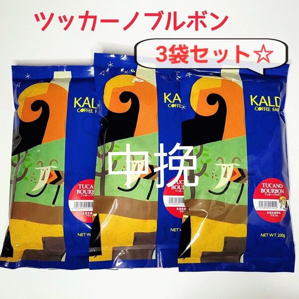 KALDI カルディ コーヒー ツッカーノブルボン 中挽 3袋
