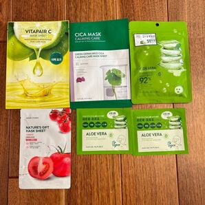 フェイスマスク 6点セット