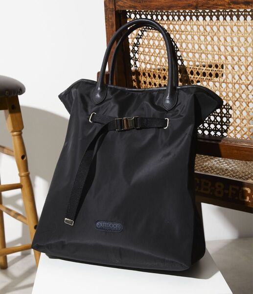 OUTDOOR products firsthand 別注テープベルトトートバッグ アウトドアプロダクツ ブラック 新品未使用