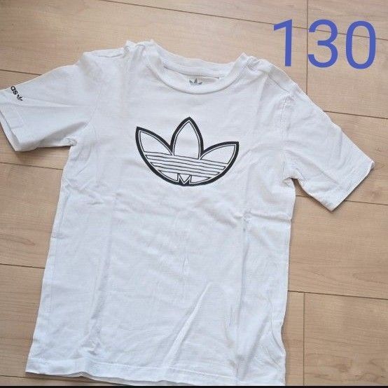 adidas 130 半袖Tシャツ ビッグロゴ