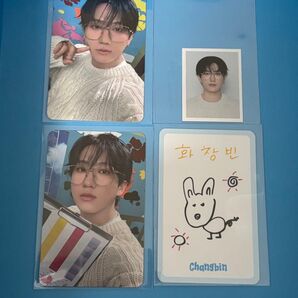 Stray Kids スキズ STAY5期 チャンビン 本国FCトレカ メッセージカード 両面 IDフォト changbin