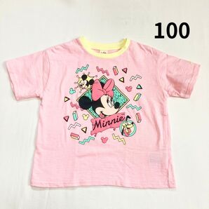 リトシー しまむら ディズニー ミニー 半袖 Tシャツ トップス 100 綿100%
