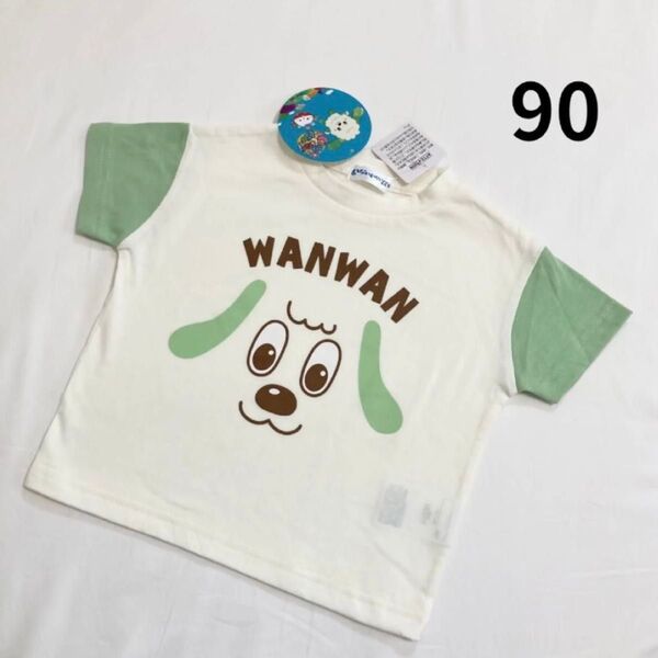 いないいないばあ ワンワン わんわん Tシャツ トップス 半袖 90 カットソー