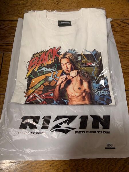 朝倉未来 RIZIN 5月4日 応援席限定Tシャツ ホワイト