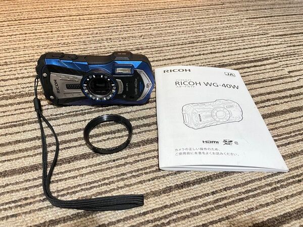 RICOH WG40 ブルー
