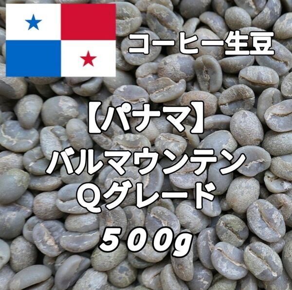 【パナマ】バルマウンテン Qグレード コーヒー生豆500g(コーヒー生豆 自家焙煎 コーヒー豆 コーヒー 珈琲)