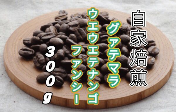 【グァテマラ】ウエウエテナンゴ・ファンシーS17 自家焙煎コーヒー豆 300g(自家焙煎 コーヒー豆 コーヒー )